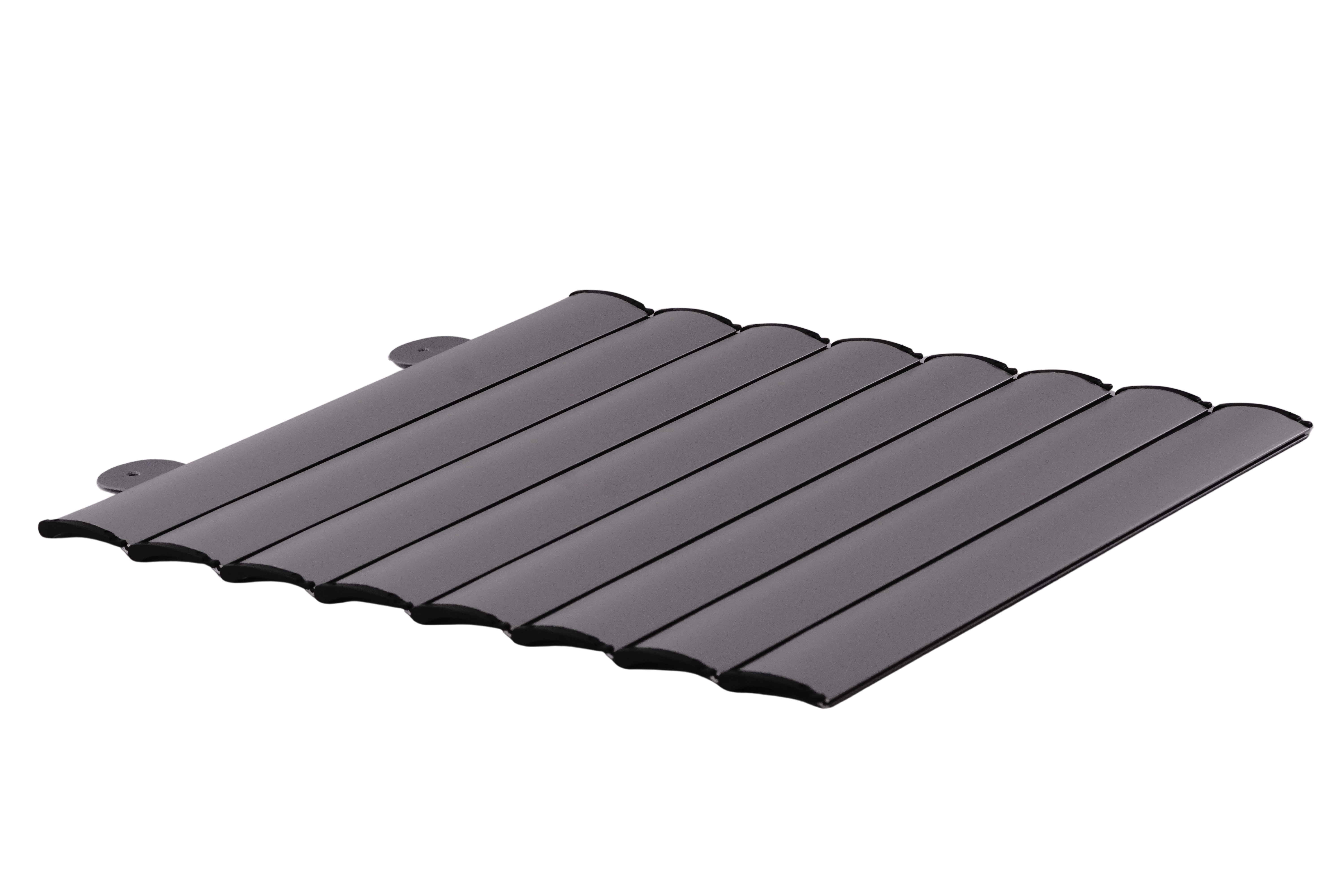 Schutzdach rollbar: Farbe Weißaluminium